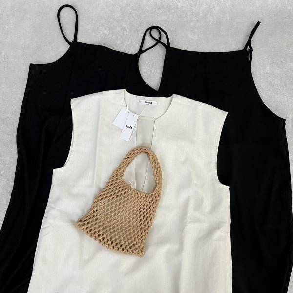 「1248円」って『買い』の一択！！【SHEIN】使い勝手良すぎ！”かぎ編みバッグ”で夏コーデ特集