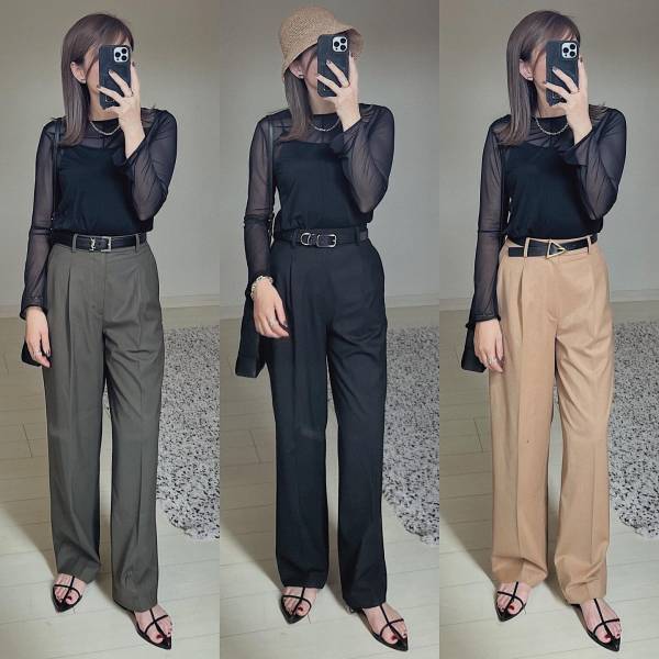 まさかの「4色買い」！買う価値ある！！【ユニクロ】「シルエットが好き」“タックワイドボトムス”紹介