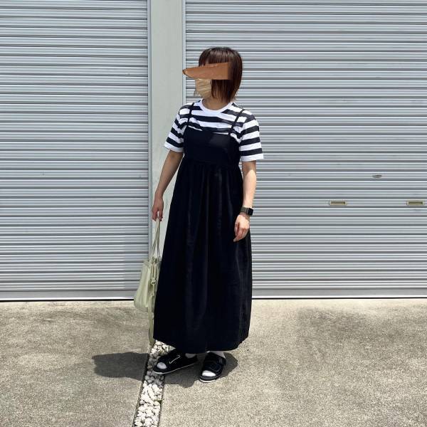 「今1番のお気に入り」で「流行ってる」らしい！！【ユニクロ】”キャミワンピ”コーデ2選