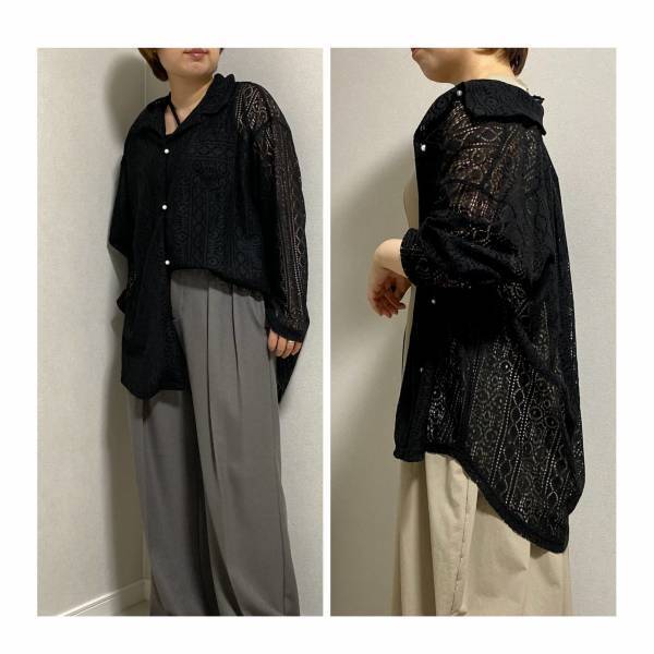 涼しげ「レース」が上品可愛い！【しまむら】大人も着やすい”レースシャツ”でマンネリ回避！