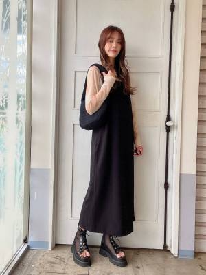 困ったときの救世主♡【グローバルワーク】着回し力最強！「キャミワンピ」