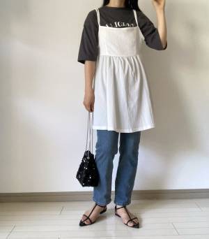 《驚き》「なんと979円」！「格段」に着回し力アップ！【しまむら】「とっても使える」”キャミブラウス”のコーデ集