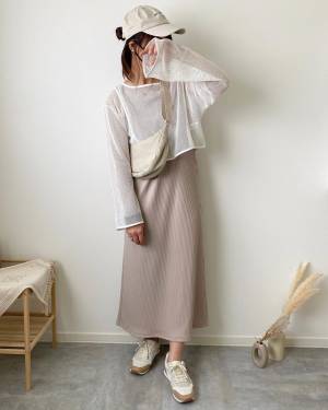 複数買いしちゃえ♡【GU】シンプル可愛い！ 着回し力も◎な「リブワンピ」