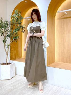 こんな可愛いのあったんだ！【Heather】夏コーデの着回し力UP♡「キャミワンピ」