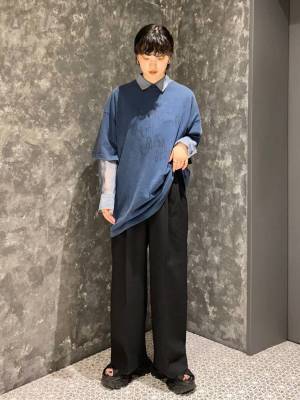 〈去年も人気だった！〉【JEANASIS】だぼっと感が可愛い♡「ビッグTシャツ」