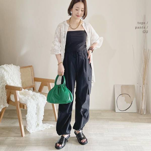 シルエットが「かっこいいわー」！！【GU】「愛用」してる”新作カーゴ”まとめ