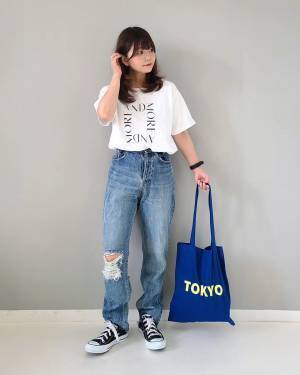 夏の【ロゴTシャツ】のお手本！