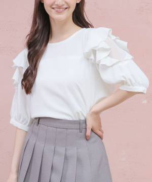 可愛くて反則です♡【ハニーズ】完売前に絶対欲しい！「おしゃれブラウス」