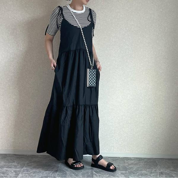 この夏着たい！【ブラックワンピ】で作る大人上品スタイル