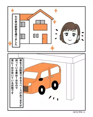 隣人「駐車場貸してくれない？」私「今日だけなら…」一度承諾した結果→隣人の”度が過ぎた要求”で頭を悩ませることに…