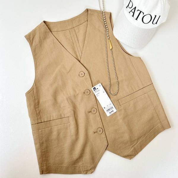 狙うなら「急いで」ッッ！【GU】で見つけた「神すぎる」”リネンブレンドベスト”