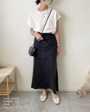 《えっ、もう値下げ！？》【GU】に急げーッ！！  1枚は欲しい♡「デニムスカート」