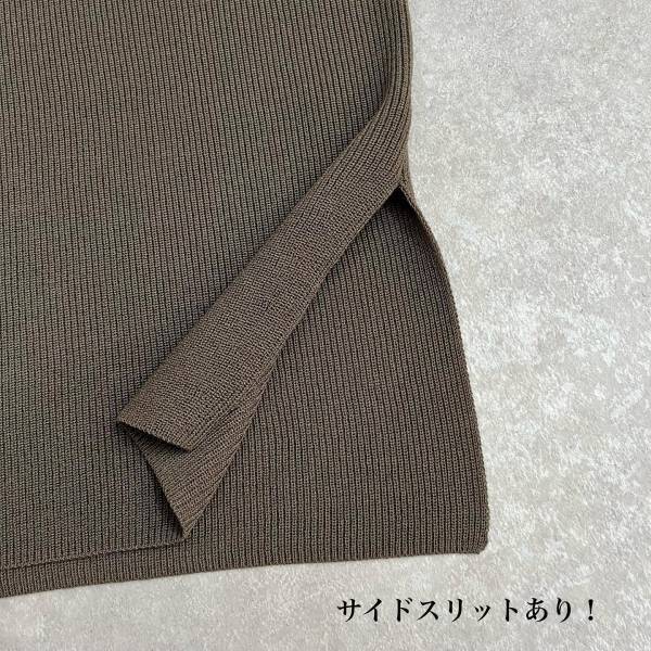 「オリーブ」色が「可愛い」！！【GU】「スリット」がポイントの”フレンチスリーブセーター”