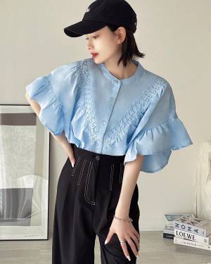 夏は甘めトップスが正解♡【フリルトップス】で作る「夏の愛されコーデ」って？