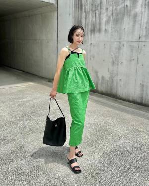 夏にマネしたい【グリーンカラー】のおしゃれ術