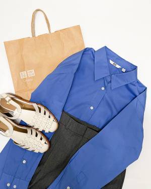 こりゃ頼れる…！着回しの幅スゴッ！【ユニクロ】夏の救世主！『コットンシャツ』はロングシーズン使えちゃう