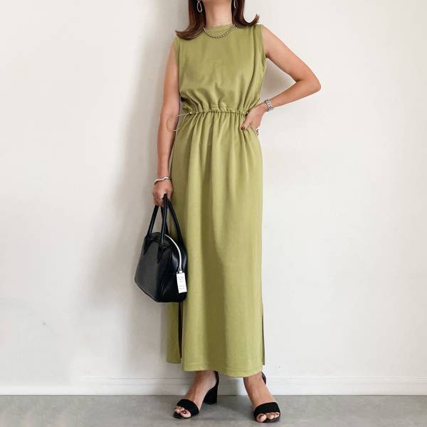 コレは「神がかっている」！！【しまむら】「ウエスト細見え」も！可愛すぎる『優秀ワンピース』