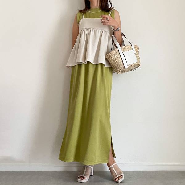 コレは「神がかっている」！！【しまむら】「ウエスト細見え」も！可愛すぎる『優秀ワンピース』