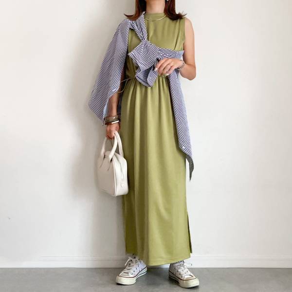 コレは「神がかっている」！！【しまむら】「ウエスト細見え」も！可愛すぎる『優秀ワンピース』