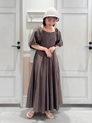 華奢見えも叶うかも♡ 【Heather】ボリューム袖が可愛い「2WAYワンピース」