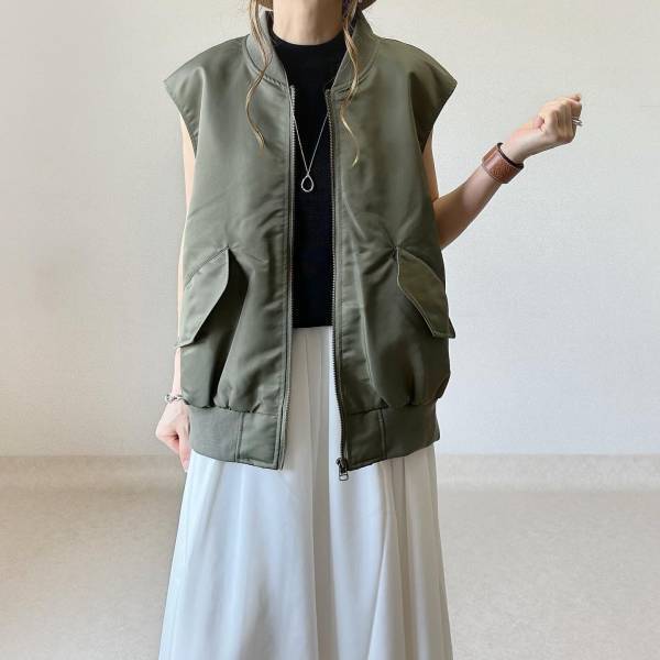 まさに求めてたヤツじゃん！！【GU】羽織るだけでオシャレ度UP！「ジレ＆ベスト」