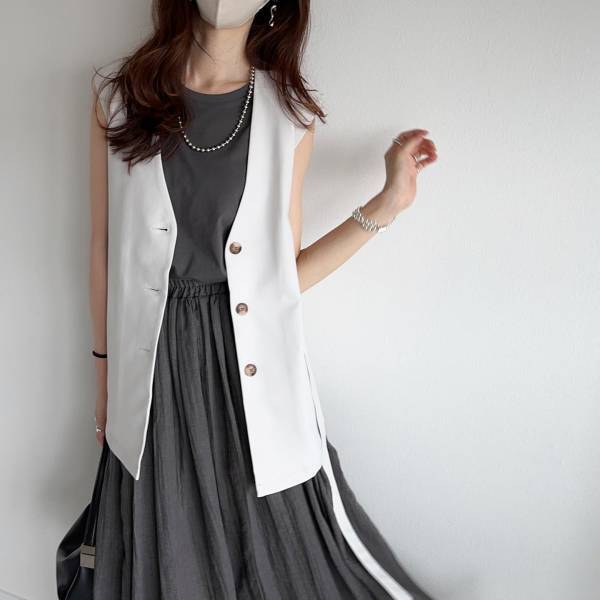 まさに求めてたヤツじゃん！！【GU】羽織るだけでオシャレ度UP！「ジレ＆ベスト」