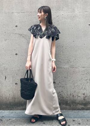 もっと早く知りたかった！【ROPÉ PICNIC】たくさん着回せそう♡「大人っぽキャミワンピ」