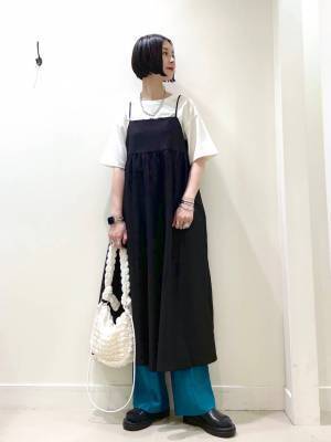 完売前に絶対GETしたい！【グローバルワーク】いくらでも着回せそう♡「キャミワンピ」