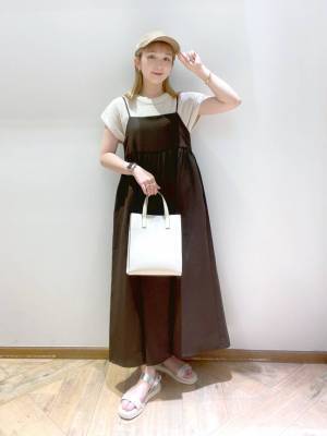 完売前に絶対GETしたい！【グローバルワーク】いくらでも着回せそう♡「キャミワンピ」