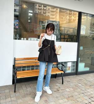 持ってない人、GETして！【ユニクロ】着回し無限じゃん♡「白Tコーデ」