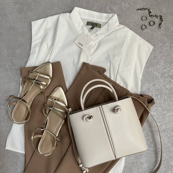 「定番アイテム」で着回し♪【UNIQLO】【GU】【ZARA】で”ベージュ×ホワイト”コーデ