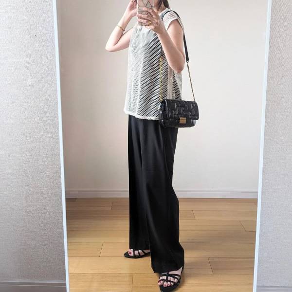 サマ見えって、これか！！【しまむら】1点投入したい♡ 夏本命の「メッシュトップス」