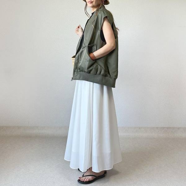 頼む！ 完売しないで（泣）【GU】大人っぽ可愛い♡「ロングスカート」