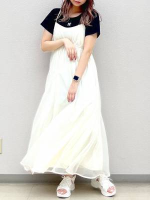 着回し力やば♡【Heather】さりげないアクセントにきゅん！「ロゴ刺繍Tシャツ」