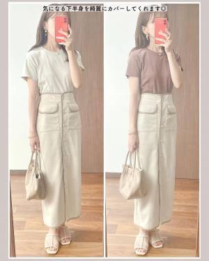 ＜感激＞「お腹ぽっこりもカバー」マジでスゴッ！！【しまむら】「お気に入り」の声、多数！“スカート”3選