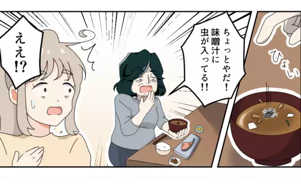 義母「味噌汁に虫が入ってるわ！」嫁「私じゃないです…」→嫁を貶めようとするも…息子の”素朴な疑問”で義母大撃沈！！