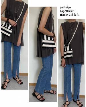 【しまむら】「かなり華奢見え」で「価格もプチプラ」は最高すぎ！“サロペ＆トップス”がめちゃ「万能」！