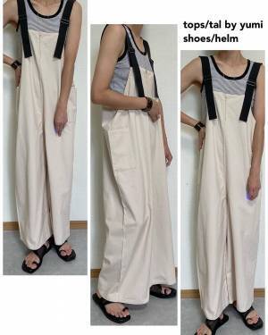 【しまむら】「かなり華奢見え」で「価格もプチプラ」は最高すぎ！“サロペ＆トップス”がめちゃ「万能」！