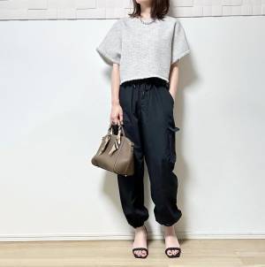 今っぽ可愛いが作れる♡【クロップド丈 × カーゴパンツ】の正解コーデって？