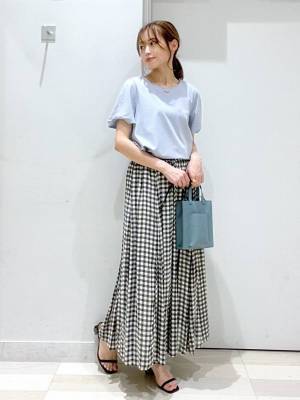 夏でも涼しい♡【グローバルワーク】買い足したい「フレアスカート」って？