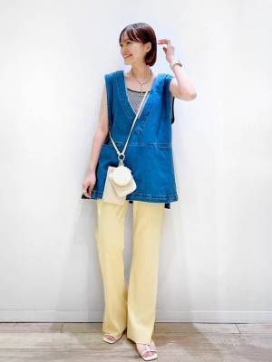 超使えるやつじゃん！！【ローリーズファーム】1点投入で即こなれ感♡「デニムベスト」