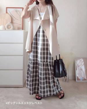 「事件的に可愛いすぎ」♡【しまむら】＜超好み＞”チェック柄ジャンスカ”特集