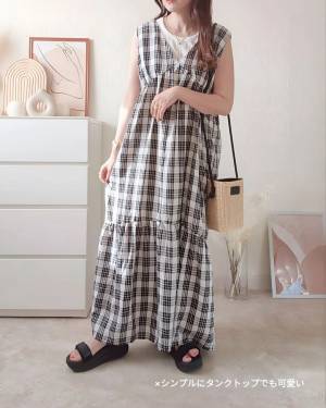 「事件的に可愛いすぎ」♡【しまむら】＜超好み＞”チェック柄ジャンスカ”特集