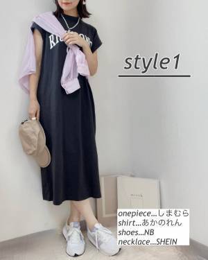 「即かごINした」！「めちゃくちゃ好き‎♡」【しまむら】「楽ちんで可愛い」”ワンピース”2選