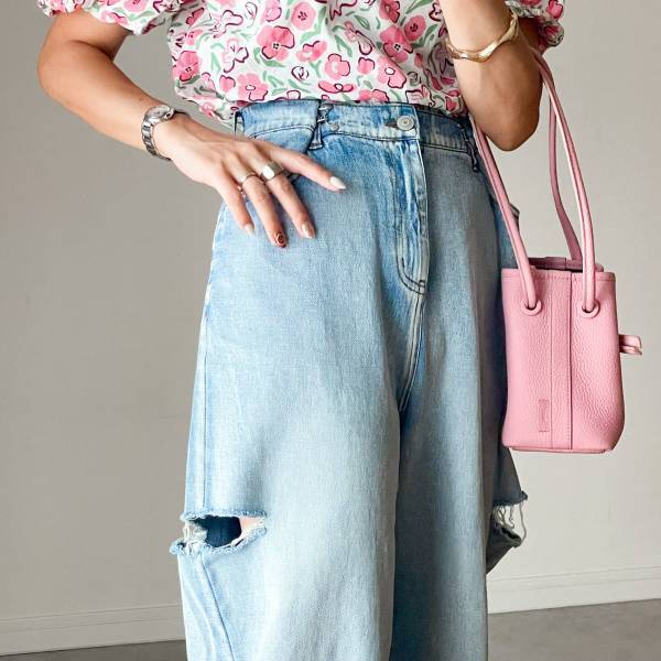 《バズり》アイテムは【しまむら】で！！”サイドカットデニム”で今っぽコーデ3選♡