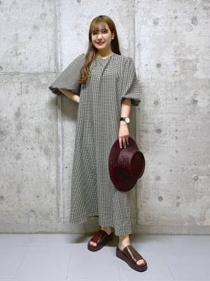 セール価格キターッ♡♡【ローリーズファーム】スタッフからも人気って！「チェック柄ワンピ」