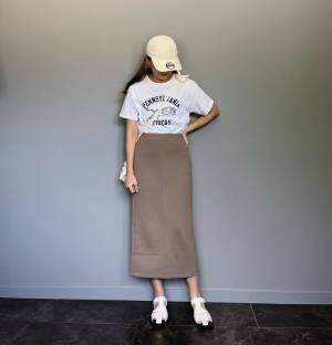 可愛さエグいって♡【ユニクロ】大人っぽ「ナロースカート」