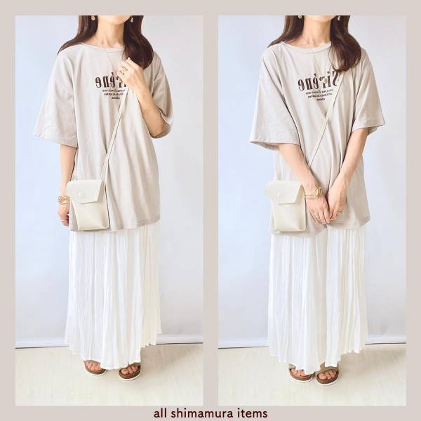 「可愛くて一目惚れ」♡【しまむら】カジュアルにもきれいめにも◎「万能ロゴT」