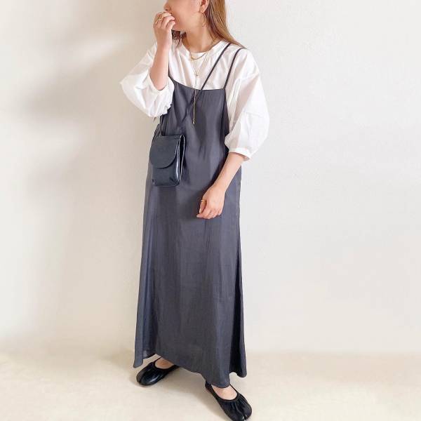 どれにしようか迷っちゃう♡【しまむら】重ね着でおしゃれ度UP！「高見えワンピ」