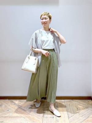 あ、絶対使えるやつだ！【グローバルワーク】1枚で主役級に活躍♡「フレアスカート」